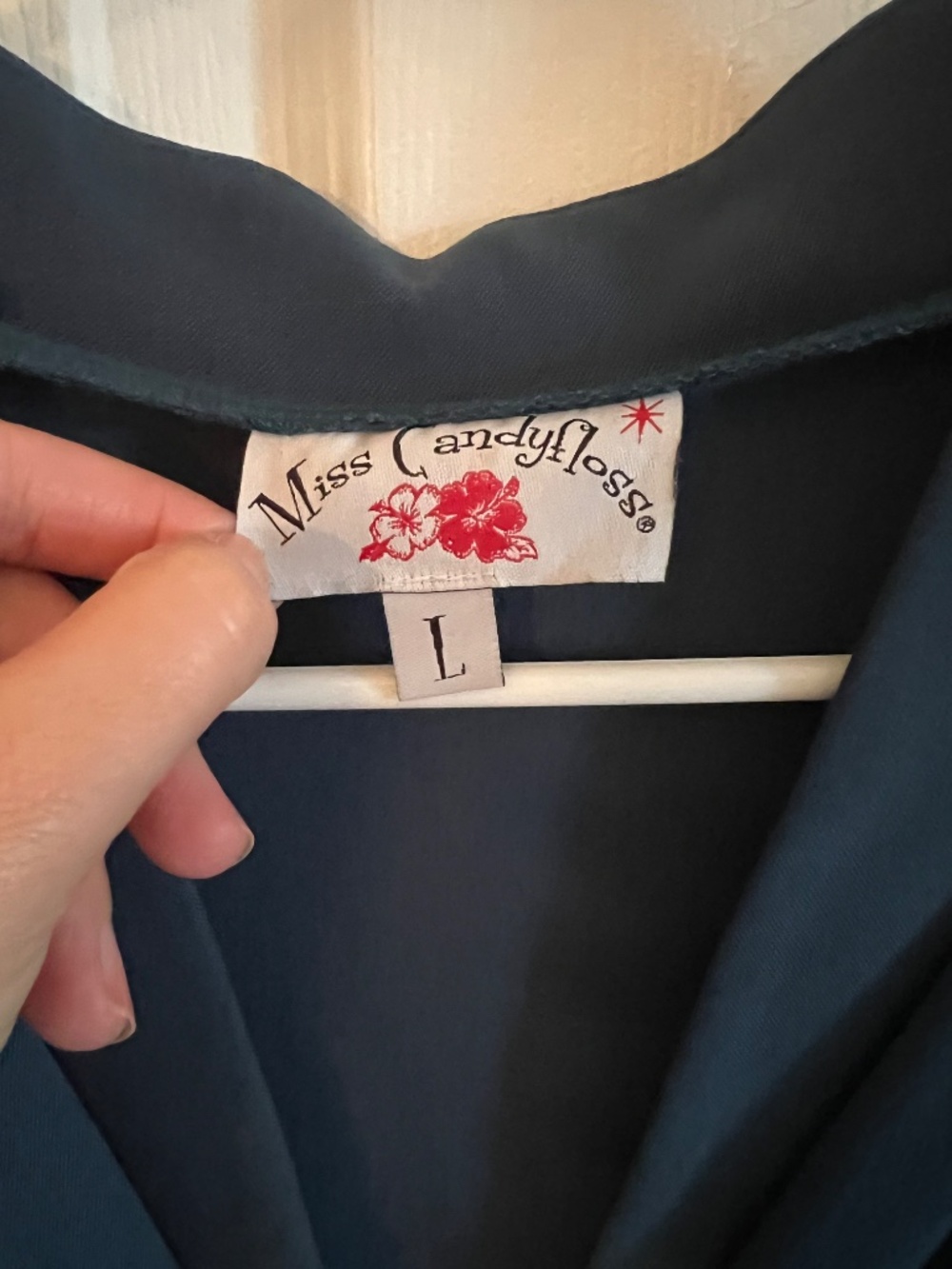 Anthropologie Miss Candyfloss Giada wide leg jumpsuit in teal - Picture 12 of 14